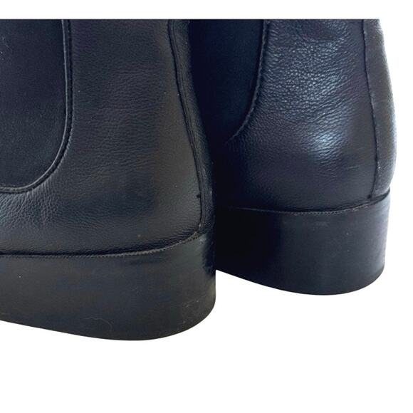 Cole HAAN Women’s Landsman Black Leather Ankle Bootie Side Gored Size 9.5 M - Picture 5 of 9